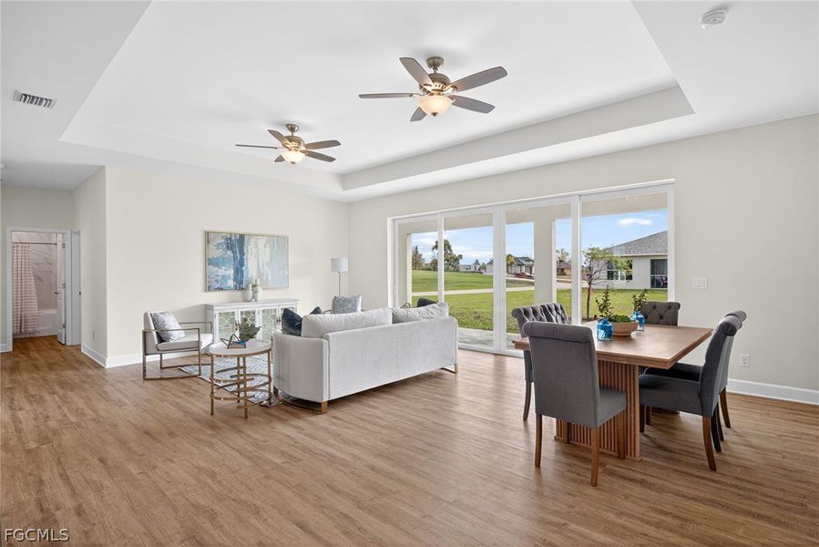 Furnished interior view inside a new home in Cape Coral, Cape Coral (Image 28).