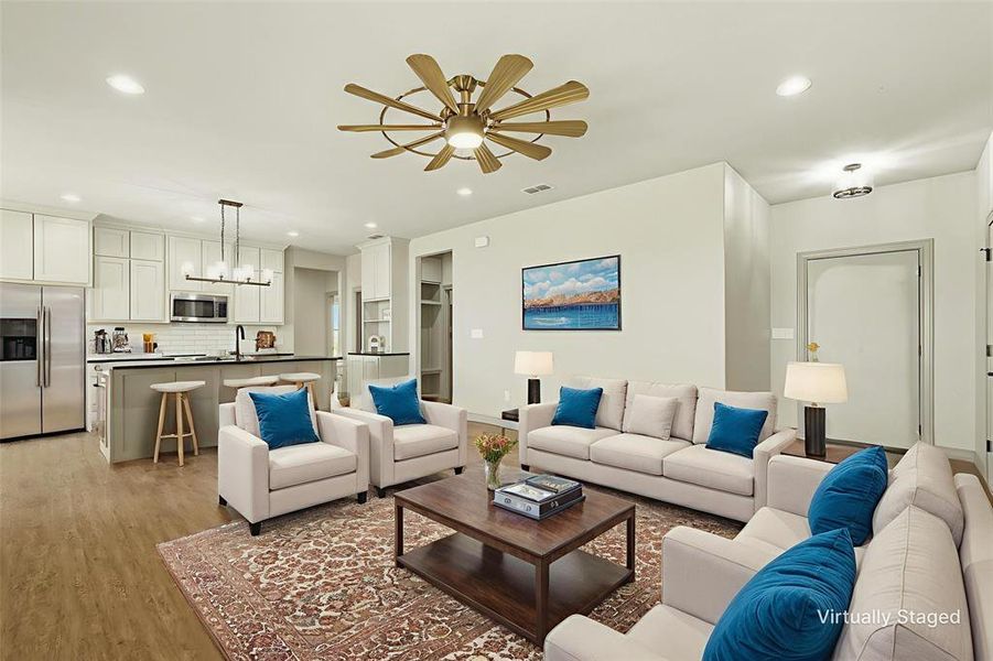 Furnished interior view inside a new home in , Hawley (Image 10).