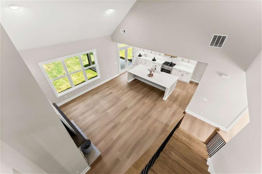 Furnished interior view inside a new home in , Cumming (Image 11). Furnished interior view inside a new home in , Cumming (Image 11).