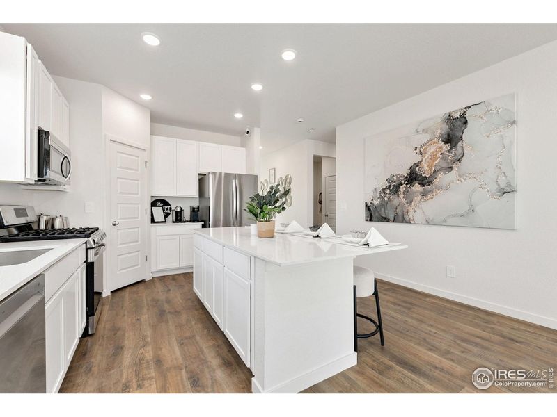 Furnished interior view inside a new home in Sage Meadows, Wellington (Image 7).