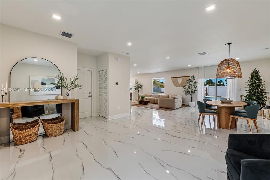 Furnished interior view inside a new home in , Homestead (Image 9).