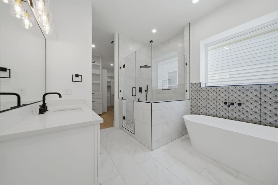 Furnished interior view inside a new home in , Houston (Image 9).