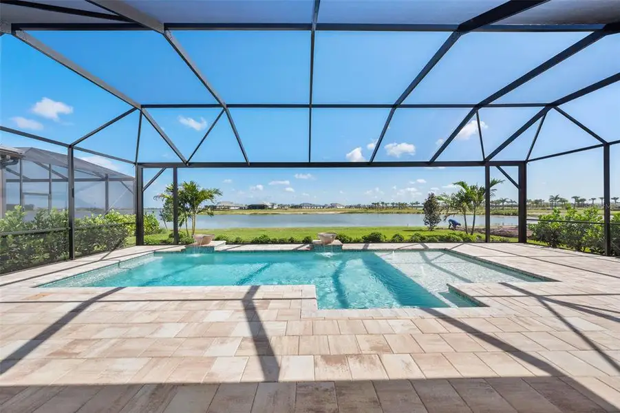Exterior details and patio area of a home in , Sarasota (Image 30).