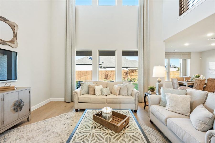 Furnished interior view inside a new home in Ridgepoint, Midlothian (Image 32).