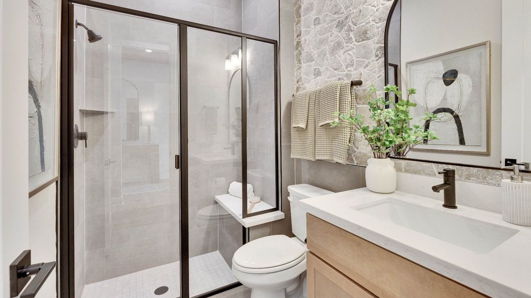 Representative furnished interior of a home built from the Elm by DRB Homes in Azalea, Pattison (Image 11).