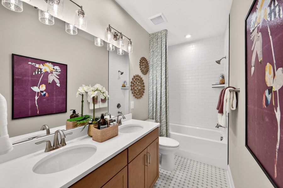 Furnished interior view inside a new home in Southbridge, Fort Mill (Image 26).