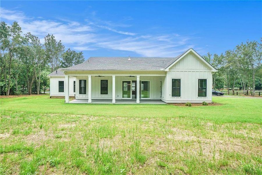 Exterior details and patio area of a home in , Conyers (Image 18). Exterior details and patio area of a home in , Conyers (Image 18).