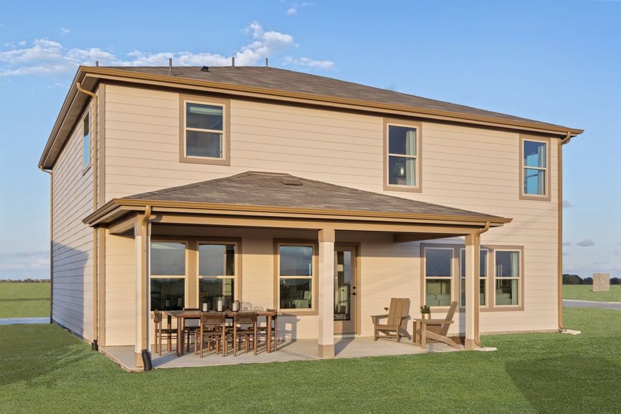 Optional covered patio