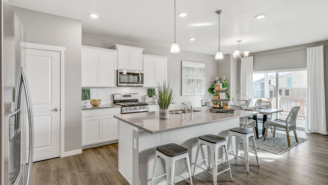 Furnished interior view inside a new home in Lakeside Canyon, Mead (Image 12).