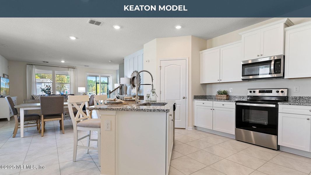Furnished interior view inside a new home in Bridgewater, St. Augustine (Image 6).