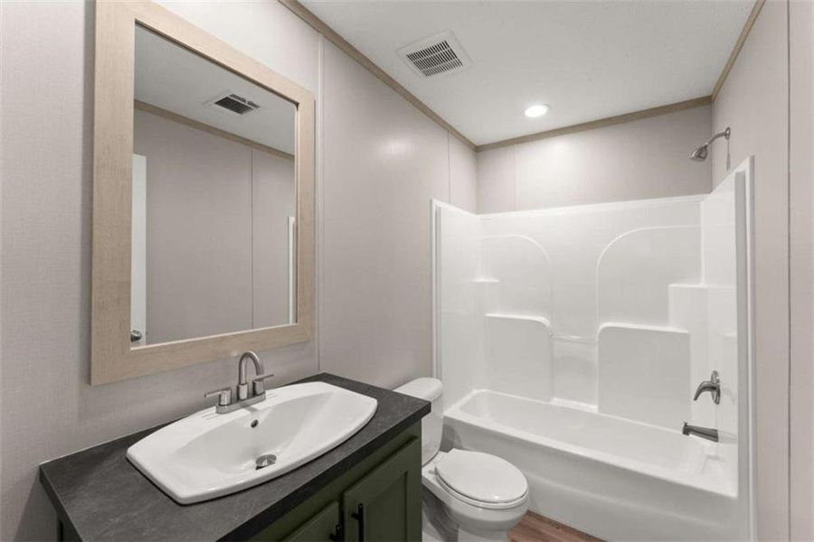 Furnished interior view inside a new home in , Dahlonega (Image 7).