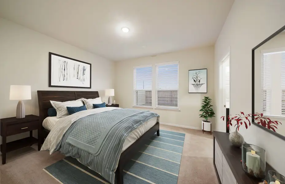 Representative furnished interior of a home built from the Independence by Pulte Homes in Bay Creek, Baytown (Image 7). Representative furnished interior of a home built from the Independence by Pulte Homes in Bay Creek, Baytown (Image 7).