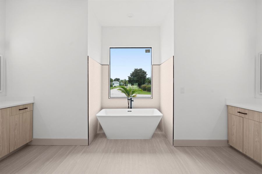 Furnished interior view inside a new home in , Port St. Lucie (Image 3).