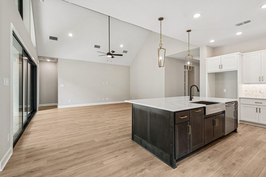 Furnished interior view inside a new home in ARTAVIA 65' Homesites, Conroe (Image 7).