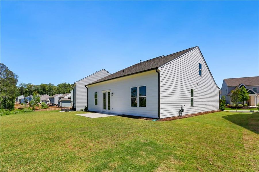 Front exterior of a new home in Edgewater, Canton, GA, highlighting curb appeal (Image 17).