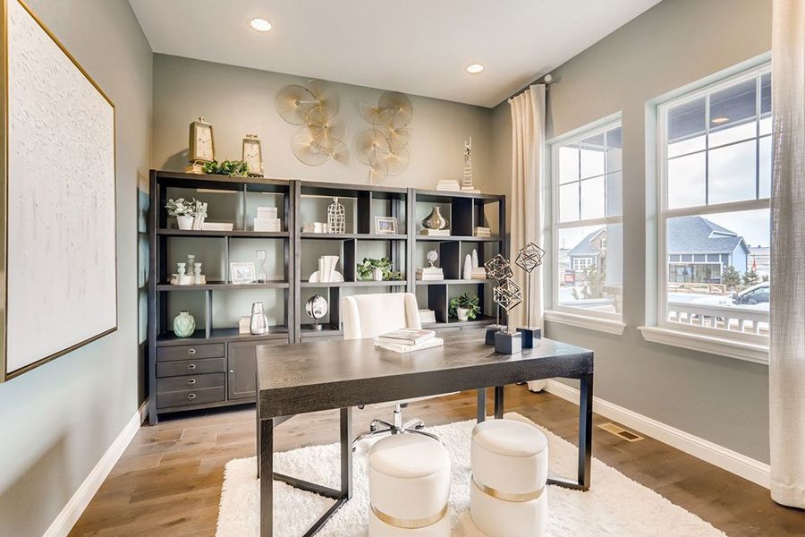 Representative furnished interior of a home built from the Vail by Taylor Morrison in The Reserve at Looking Glass Destination Collection, Parker (Image 8).