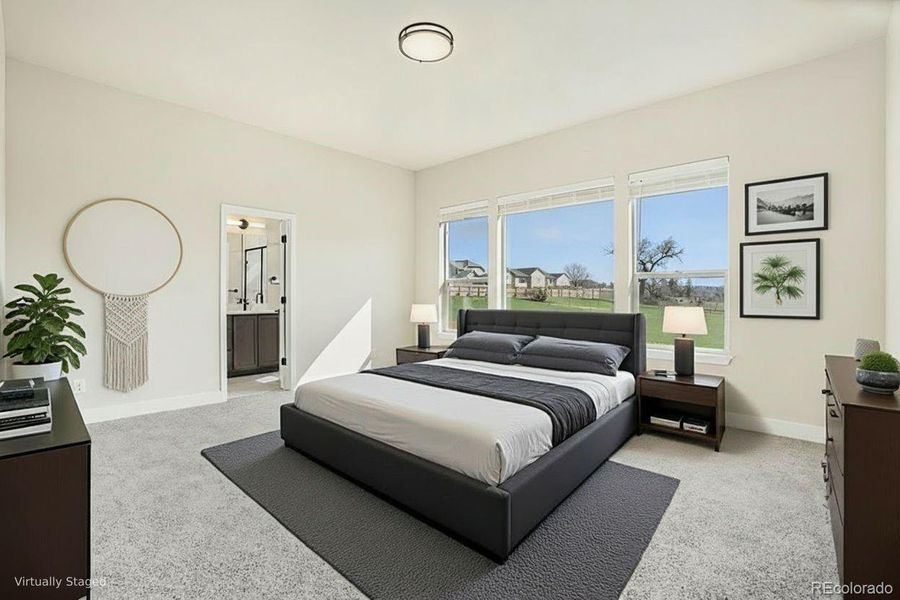 Furnished interior view inside a new home in , Arvada (Image 11).