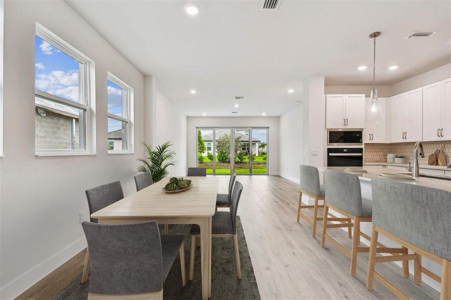 Furnished interior view inside a new home in Vistera of Venice – Garden Series, Nokomis (Image 5).