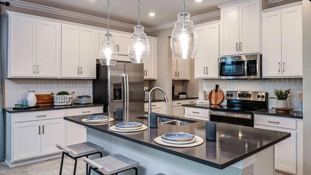Furnished interior view inside a new home in Indigo Creek, Apollo Beach (Image 15).