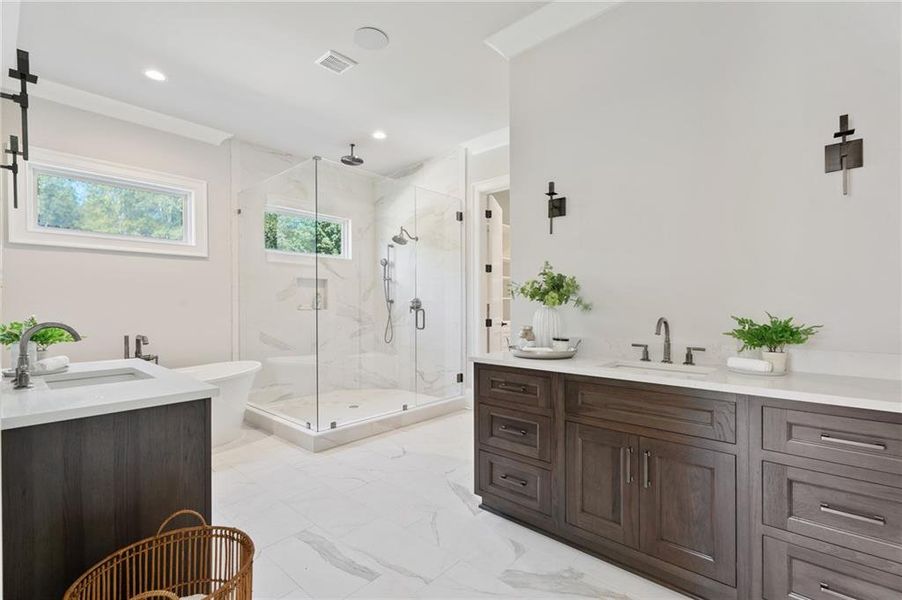 Furnished interior view inside a new home in , Milton (Image 28).