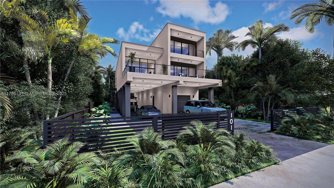 Front exterior of a new home in , Marathon, FL, highlighting curb appeal (Image 1).