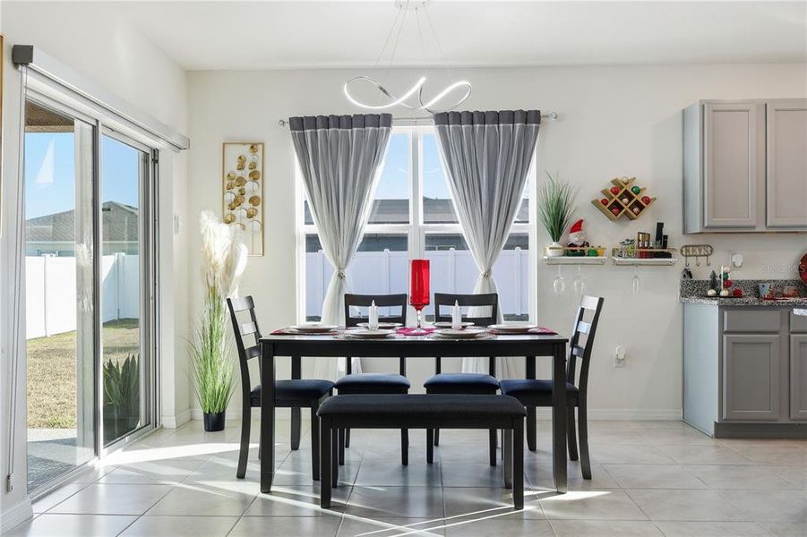 Furnished interior view inside a new home in Wind Meadows South, Bartow (Image 14).