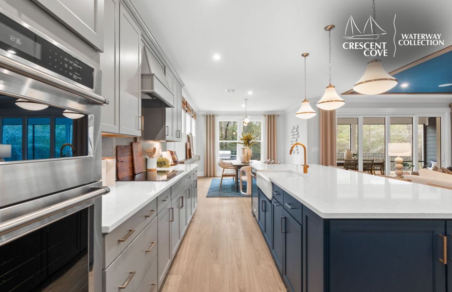 Representative furnished interior of a home built from the Stellar - Waterway Collection by Pulte Homes in Crescent Cove, Myrtle Beach (Image 14).