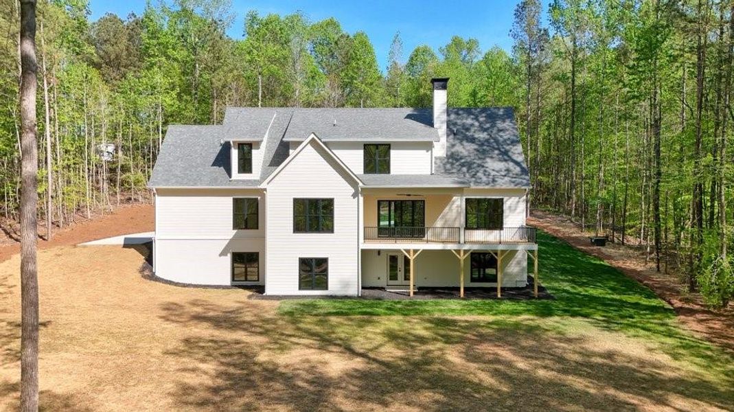 Exterior details and patio area of a home in , Canton (Image 35).