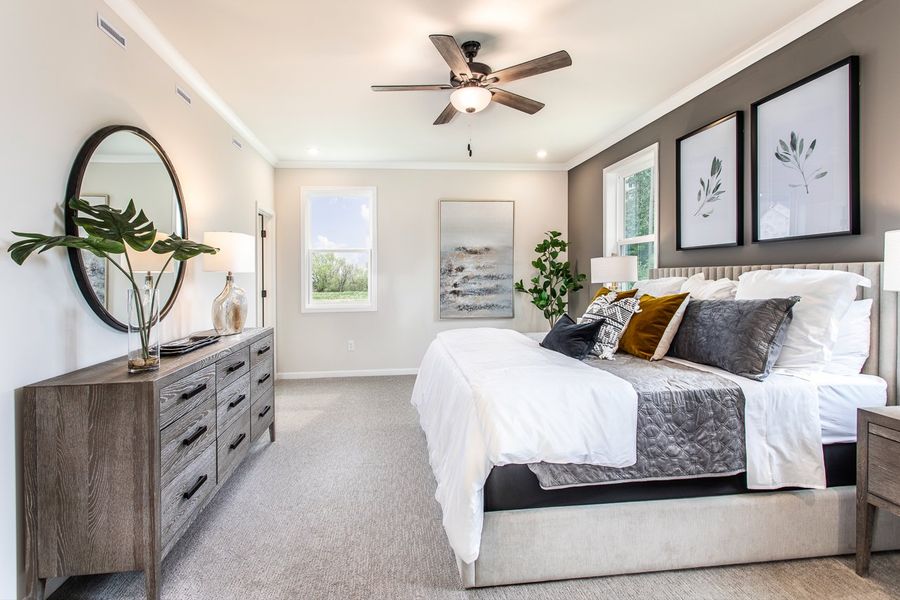 Representative furnished interior of a home built from the Riverside by Beazer Homes in Tiberon Woods, Cumming (Image 9).
