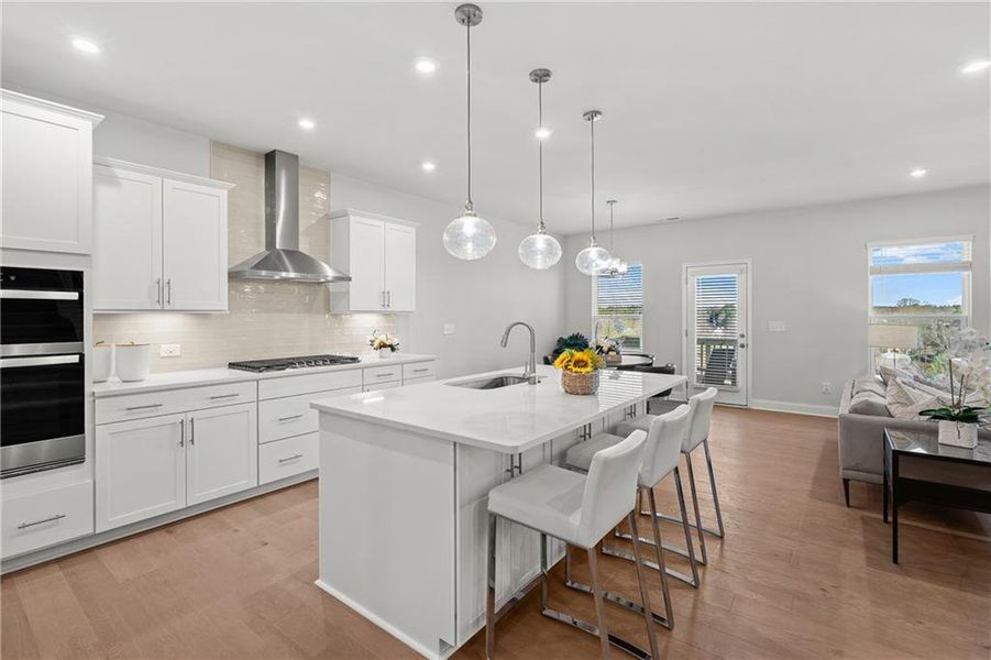 Furnished interior view inside a new home in Sierra Creek, Hoschton (Image 38).