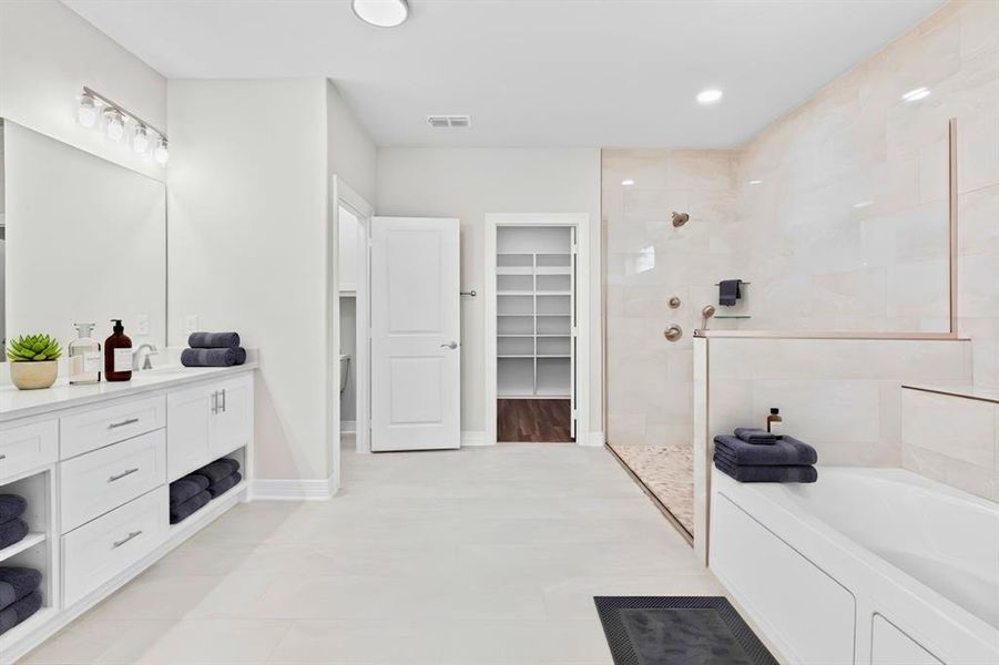 Furnished interior view inside a new home in , Lindale (Image 17).