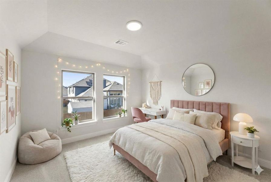 Furnished interior view inside a new home in Ridgepoint - Phase 1, Midlothian (Image 20).