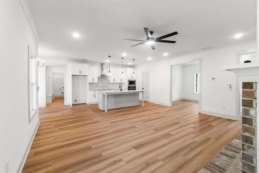 Spacious, unfurnished interior of a new home in , Covington (Image 32).