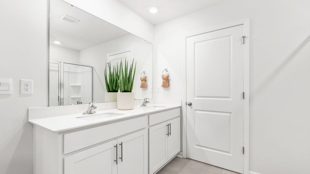 Furnished interior view inside a new home in Forest Creek, Winston-Salem (Image 20). Furnished interior view inside a new home in Forest Creek, Winston-Salem (Image 20).