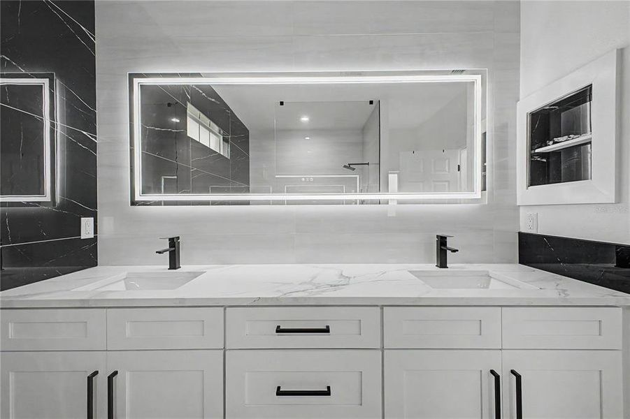 Furnished interior view inside a new home in , Weeki Wachee (Image 37).