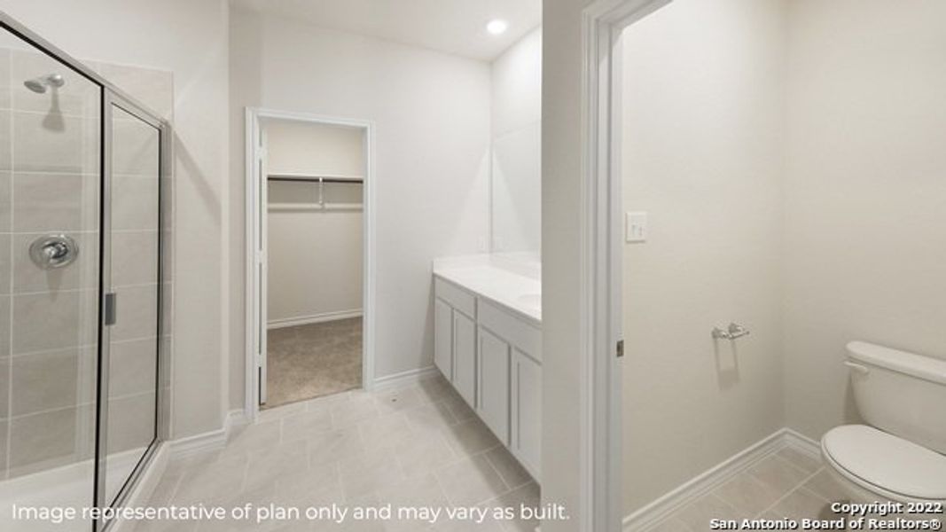 Furnished interior view inside a new home in Brookstone Creek, San Antonio (Image 8).