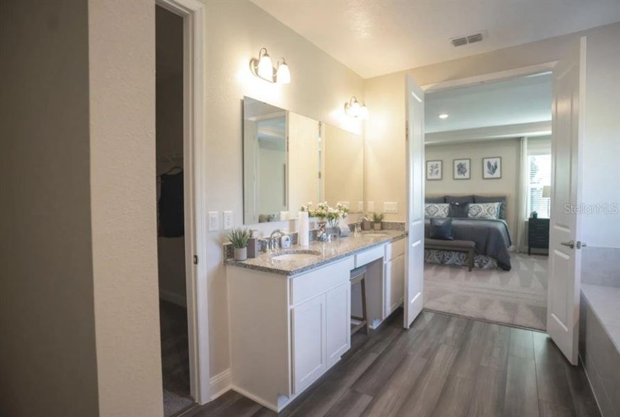 Model home - actual features may vary.