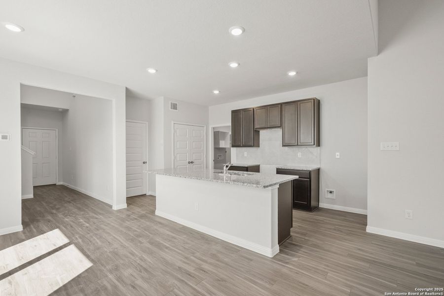 Furnished interior view inside a new home in Hunters Ranch, San Antonio (Image 11). Furnished interior view inside a new home in Hunters Ranch, San Antonio (Image 11).