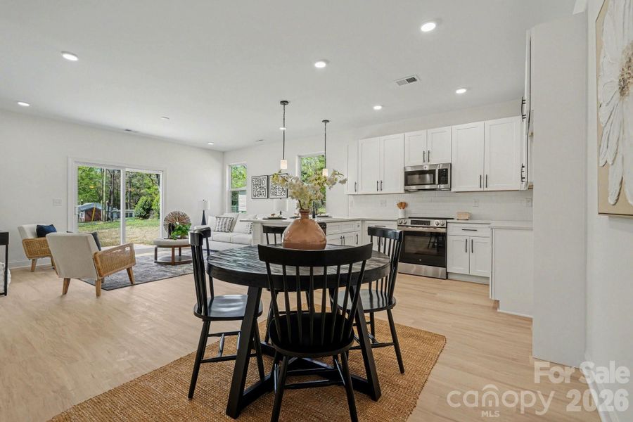 Furnished interior view inside a new home in , Marshville (Image 10).