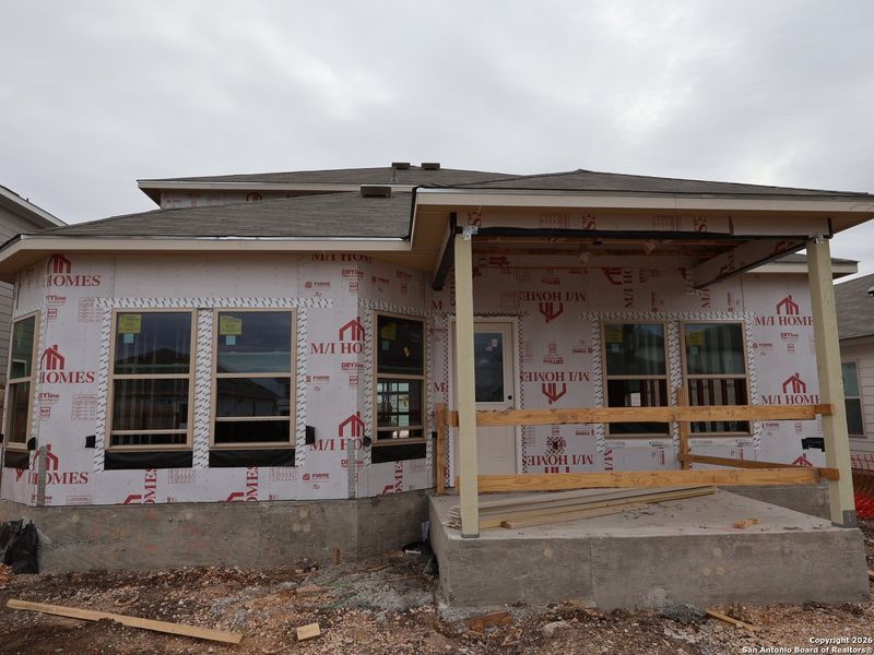 In-progress construction of a new home in Meadows at Clear Springs, New Braunfels, TX (Image 29).