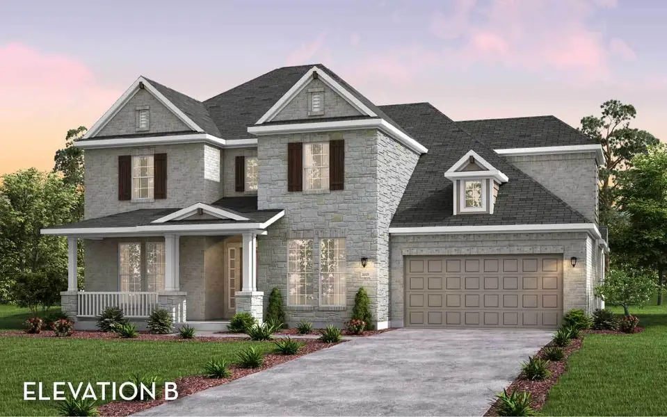 Representative exterior photo of a completed home built from the Frisco TN by CastleRock Communities in High Park Hill, Arrington, TN (Image 2).