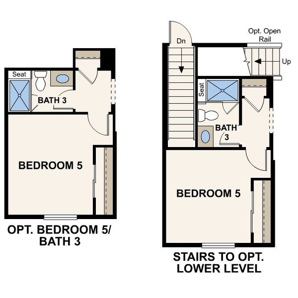 2D floor plan layout for the The Powell by Century Communities in Bella Vista, Brighton, CO (Image 4).