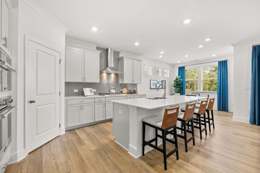 Furnished interior view inside a new home in Twelve Parks 55+, Sharpsburg (Image 8).