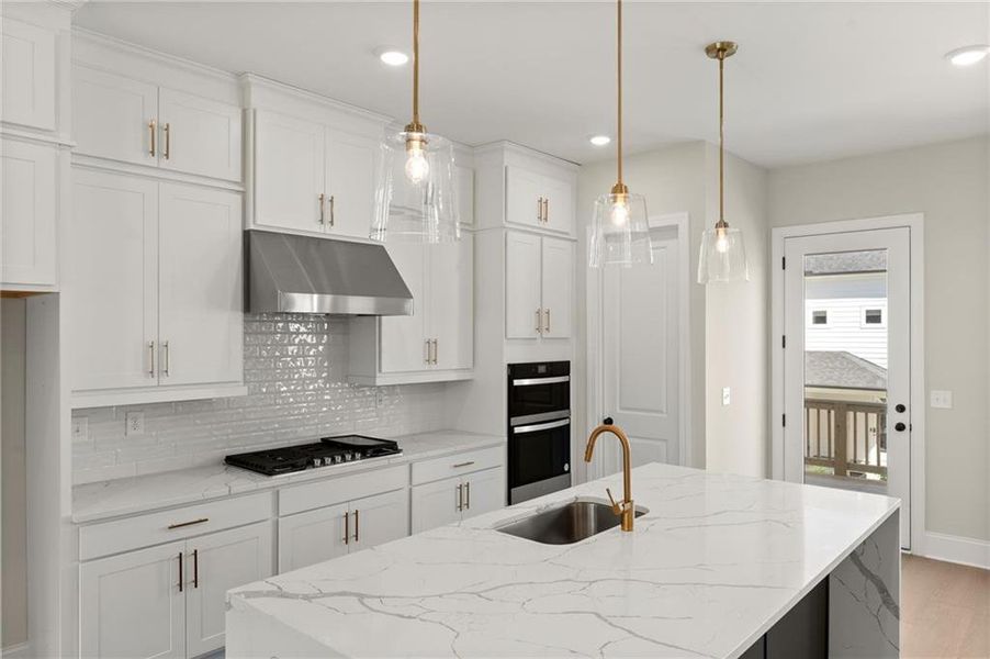 Furnished interior view inside a new home in West Highlands, Atlanta (Image 16). Furnished interior view inside a new home in West Highlands, Atlanta (Image 16).