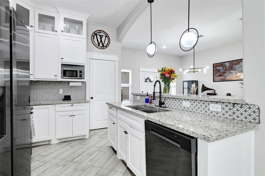 Furnished interior view inside a new home in , La Porte (Image 22).