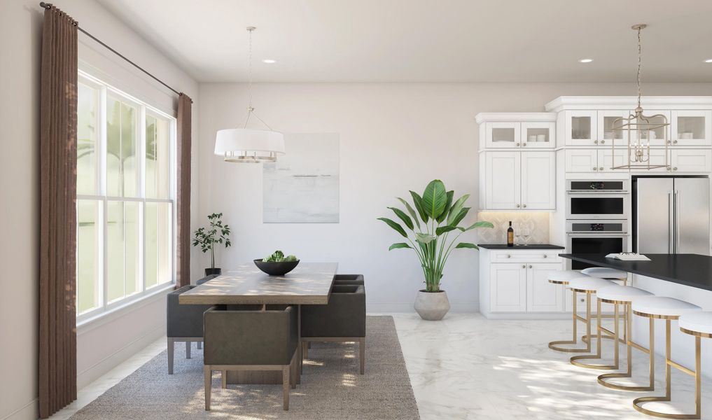 Kitchen and Dining Area