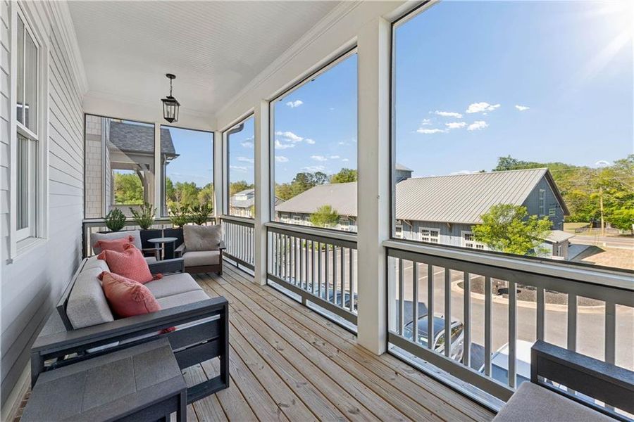 Exterior details and patio area of a home in Crossroads, Milton (Image 29).