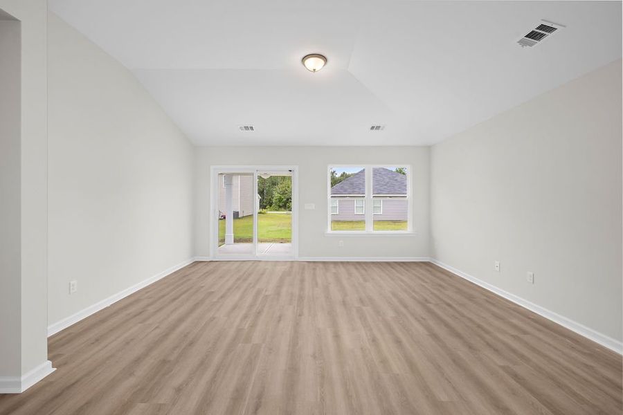 Representative unfurnished interior of a home built from the The Loblolly by Smith Family Homes in Heritage at New Riverside, Bluffton (Image 15).