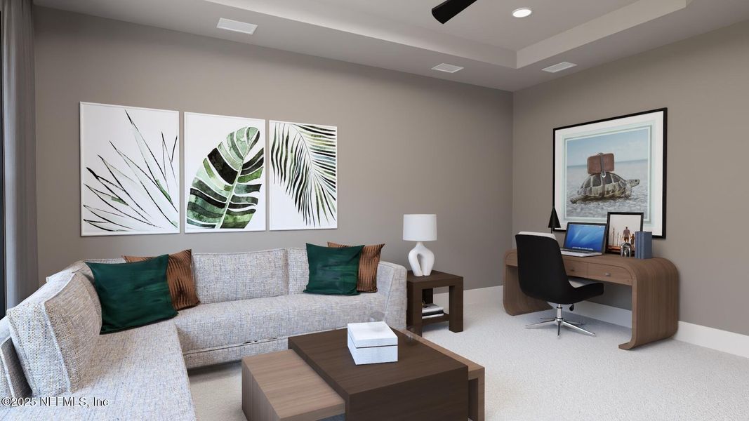 Furnished interior view inside a new home in , St. Augustine (Image 9).