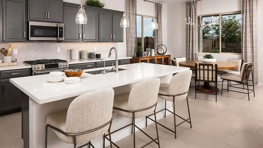 Furnished interior view inside a new home in Combs Ranch, San Tan Valley (Image 6).